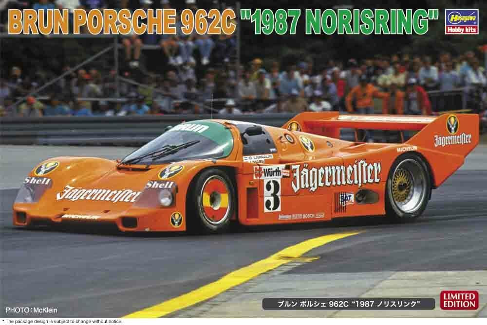 Hasegawa 1/24 Porsche 962C Jagermeister 1987 Norisring 20557